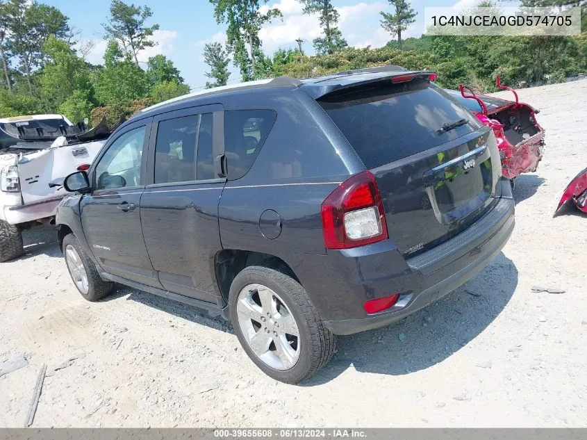 1C4NJCEA0GD574705 2016 Jeep Compass Latitude