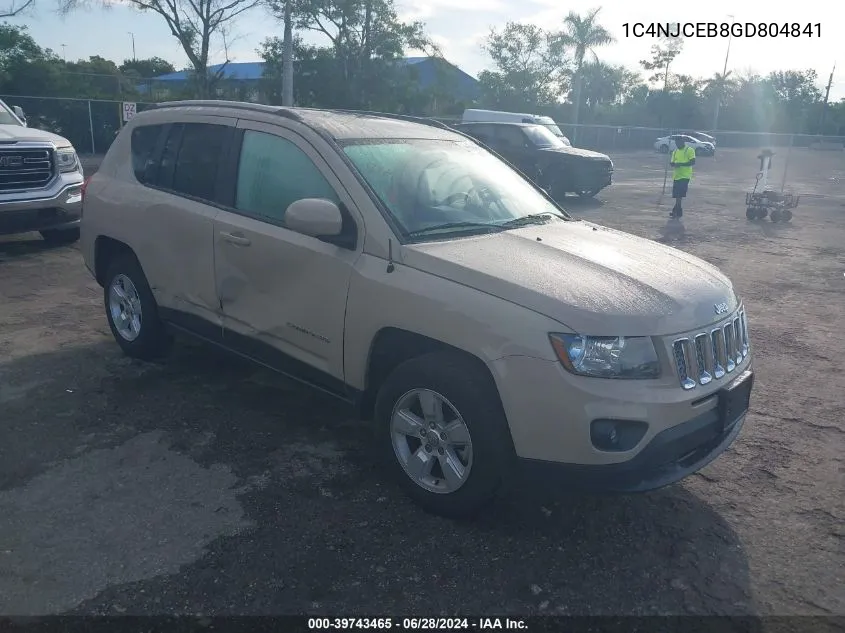 1C4NJCEB8GD804841 2016 Jeep Compass Latitude