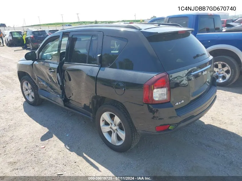 1C4NJDBB7GD670740 2016 Jeep Compass Sport