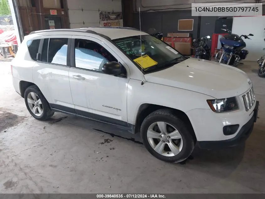 1C4NJDBB5GD797745 2016 Jeep Compass Sport