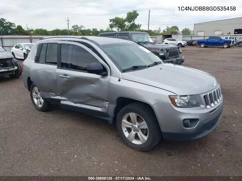 1C4NJDBB8GD535458 2016 Jeep Compass Sport