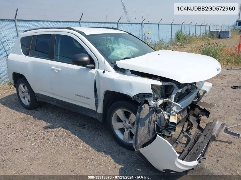 1C4NJDBB2GD572960 2016 Jeep Compass Sport