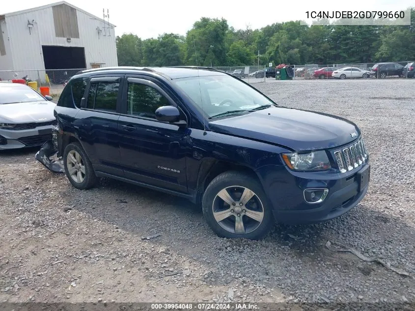 1C4NJDEB2GD799660 2016 Jeep Compass High Altitude Edition