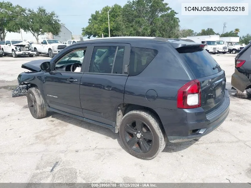 1C4NJCBA2GD525218 2016 Jeep Compass Sport