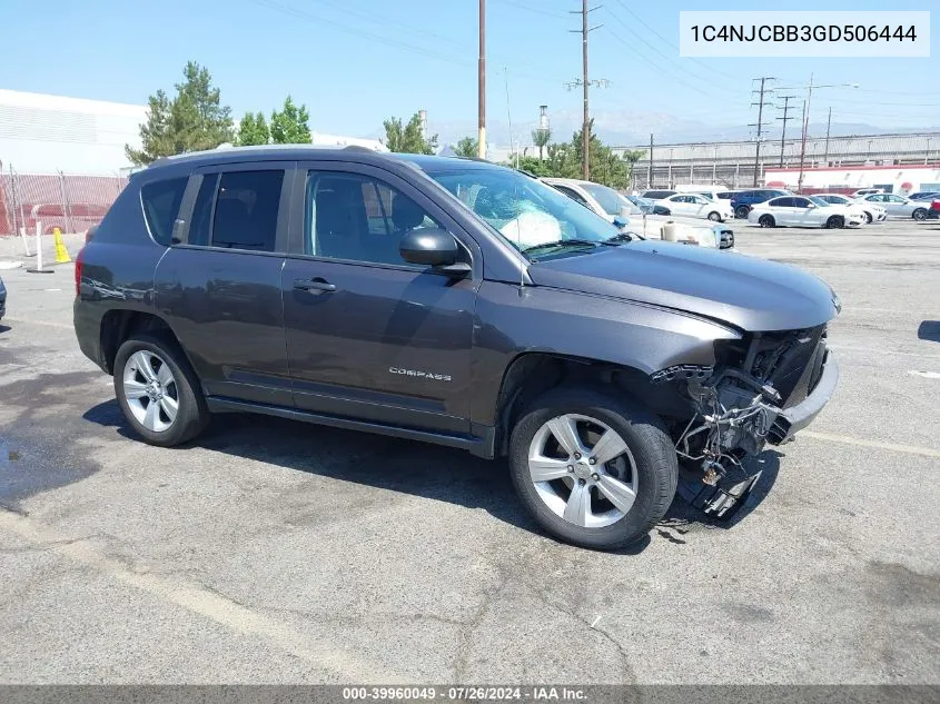 1C4NJCBB3GD506444 2016 Jeep Compass Sport