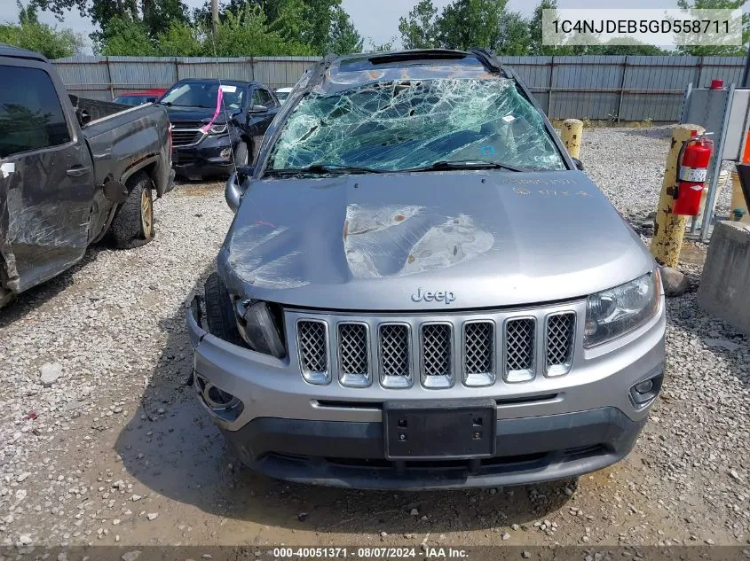 1C4NJDEB5GD558711 2016 Jeep Compass High Altitude Edition