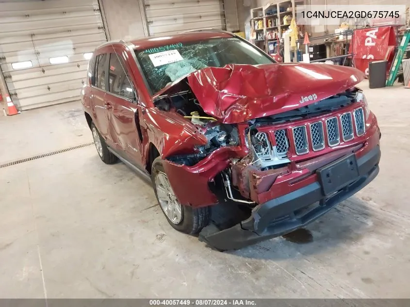 1C4NJCEA2GD675745 2016 Jeep Compass Latitude