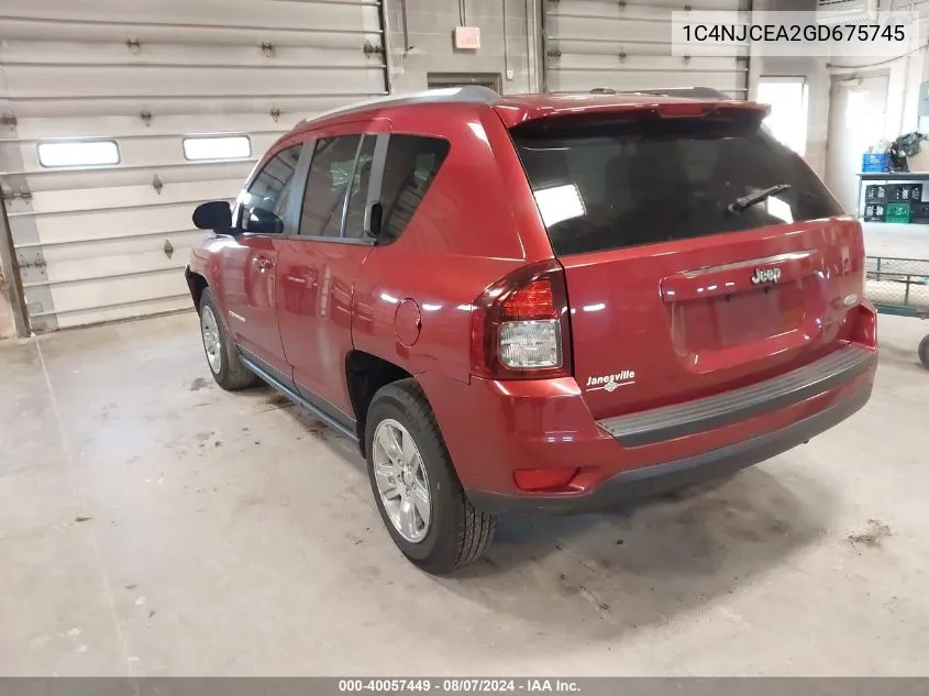 1C4NJCEA2GD675745 2016 Jeep Compass Latitude