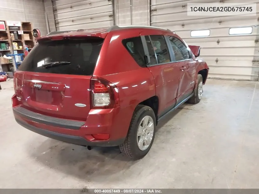 1C4NJCEA2GD675745 2016 Jeep Compass Latitude