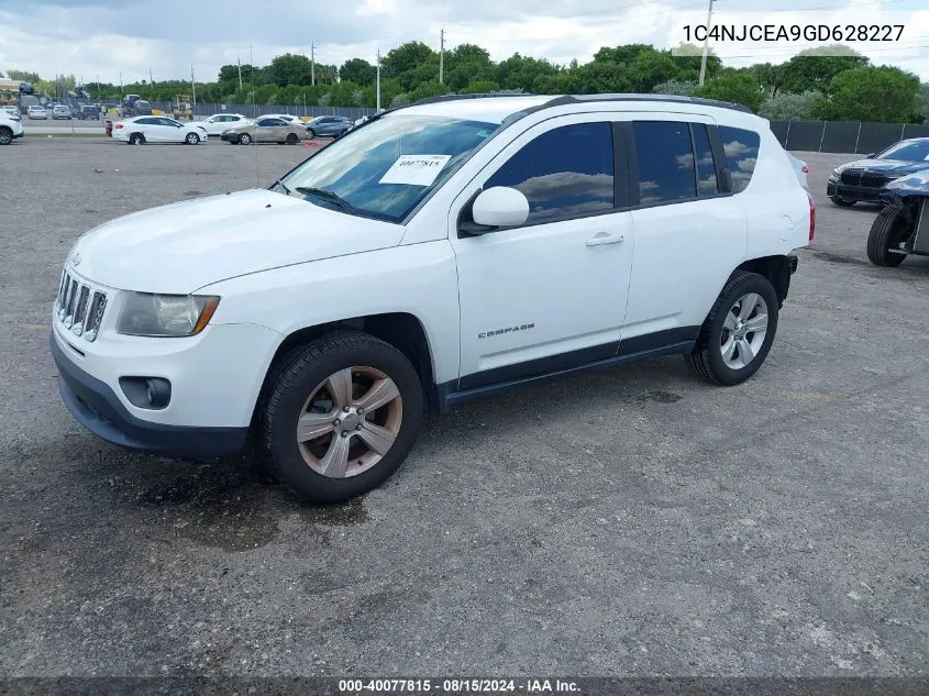 2016 Jeep Compass Latitude VIN: 1C4NJCEA9GD628227 Lot: 40077815