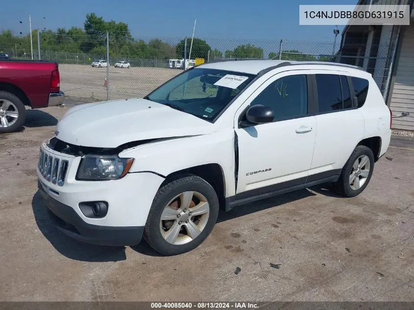 1C4NJDBB8GD631915 2016 Jeep Compass Sport