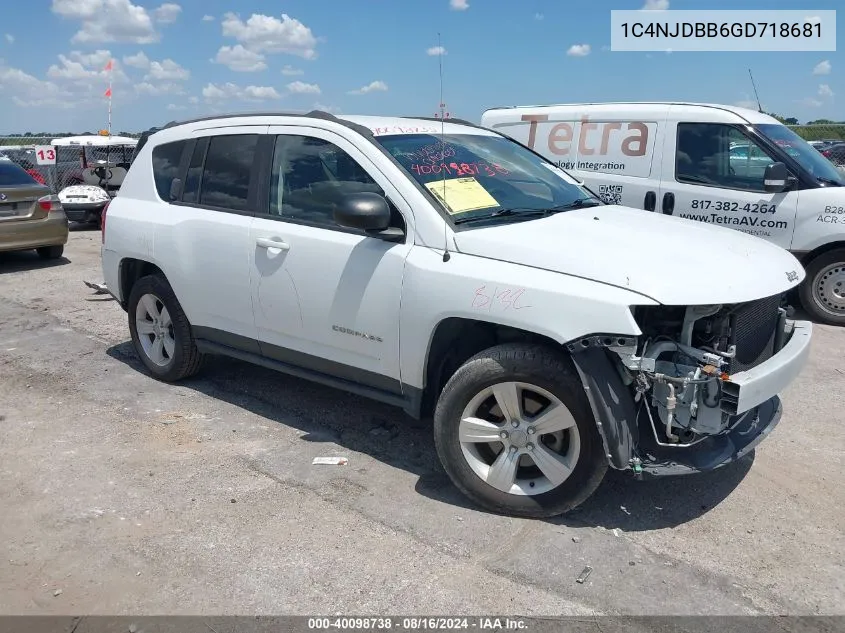 1C4NJDBB6GD718681 2016 Jeep Compass Sport