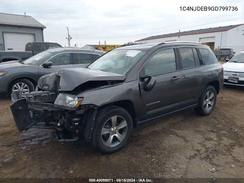 1C4NJDEB9GD799736 2016 Jeep Compass High Altitude Edition