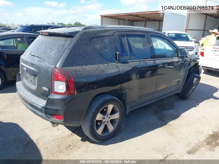 1C4NJDEB0GD795574 2016 Jeep Compass High Altitude Edition