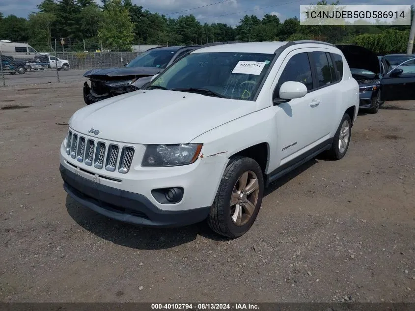 1C4NJDEB5GD586914 2016 Jeep Compass Latitude