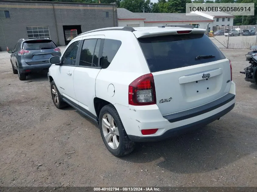 1C4NJDEB5GD586914 2016 Jeep Compass Latitude