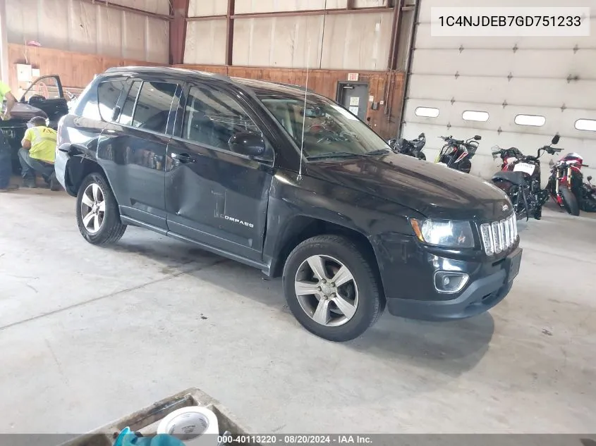 1C4NJDEB7GD751233 2016 Jeep Compass Latitude