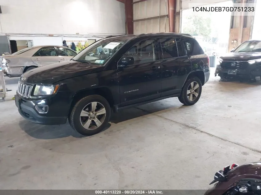 1C4NJDEB7GD751233 2016 Jeep Compass Latitude