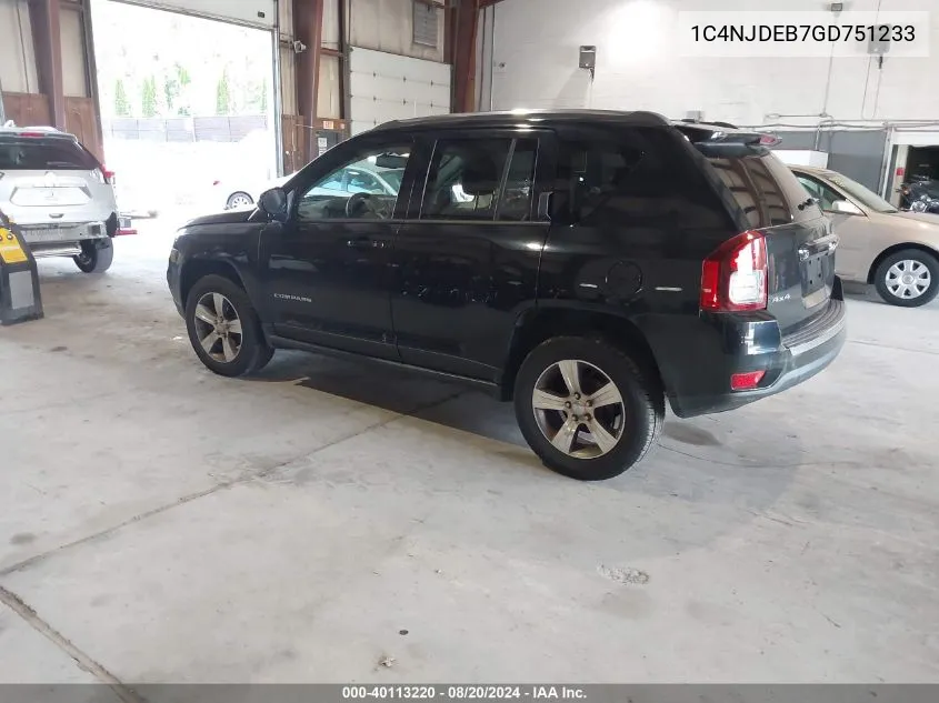 1C4NJDEB7GD751233 2016 Jeep Compass Latitude