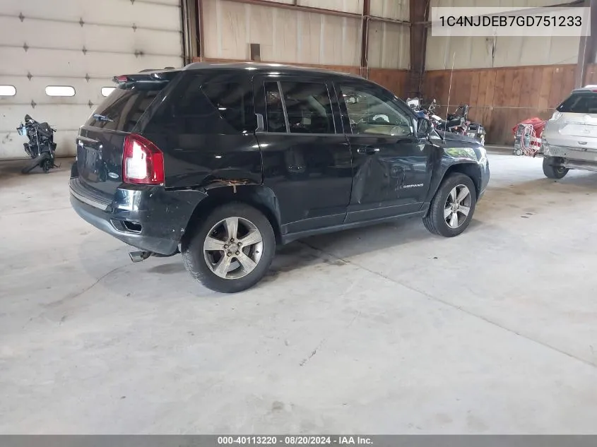 1C4NJDEB7GD751233 2016 Jeep Compass Latitude