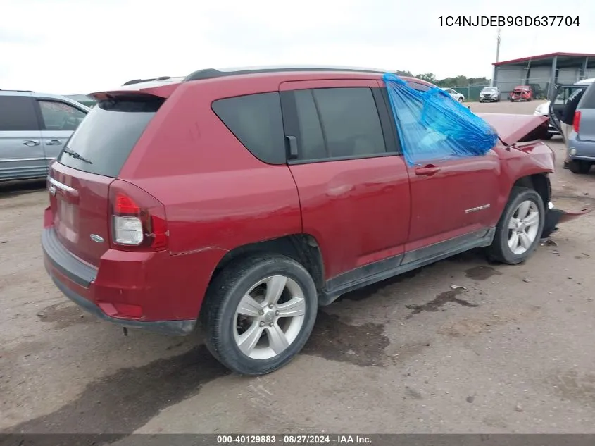 1C4NJDEB9GD637704 2016 Jeep Compass Latitude