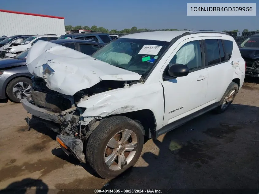 1C4NJDBB4GD509956 2016 Jeep Compass Sport