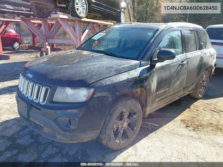 2016 Jeep Compass Sport VIN: 1C4NJCBA6GD628450 Lot: 40135155