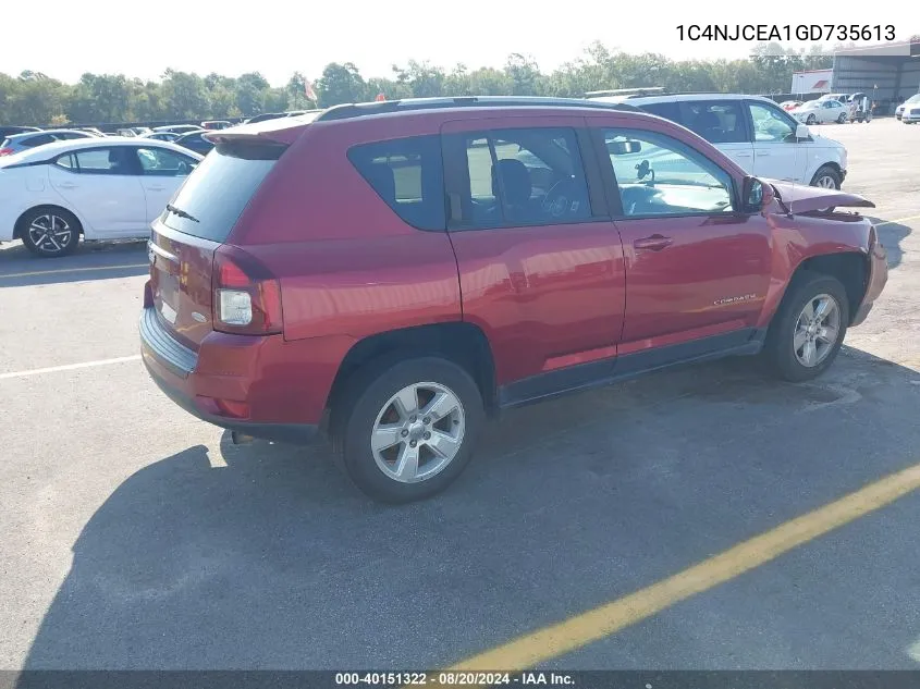 1C4NJCEA1GD735613 2016 Jeep Compass Latitude