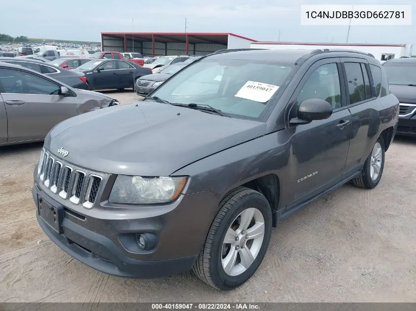 1C4NJDBB3GD662781 2016 Jeep Compass Sport