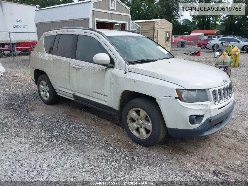 2016 Jeep Compass Latitude VIN: 1C4NJCEA9GD619768 Lot: 40170153