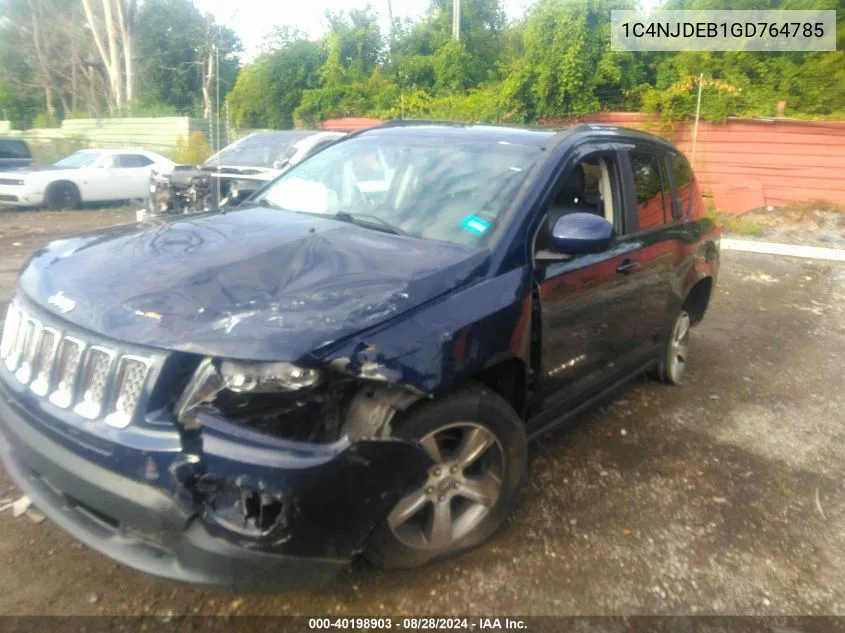 1C4NJDEB1GD764785 2016 Jeep Compass High Altitude Edition