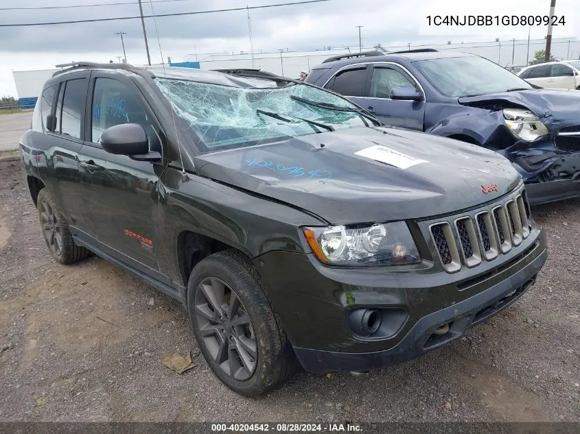 1C4NJDBB1GD809924 2016 Jeep Compass 75Th Anniversary