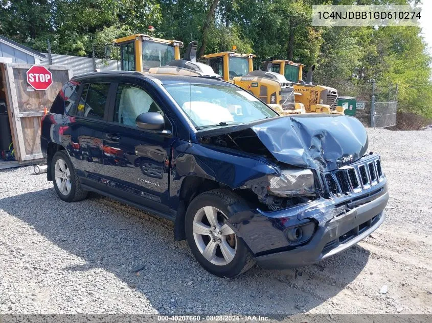 1C4NJDBB1GD610274 2016 Jeep Compass Sport