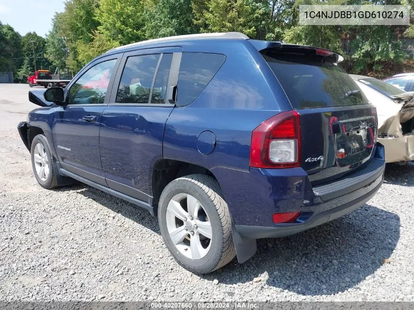 1C4NJDBB1GD610274 2016 Jeep Compass Sport