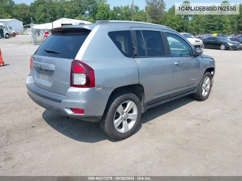 1C4NJDEB8GD762550 2016 Jeep Compass Latitude