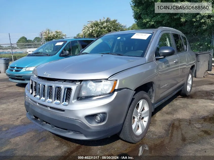 1C4NJCBA5GD688560 2016 Jeep Compass Sport