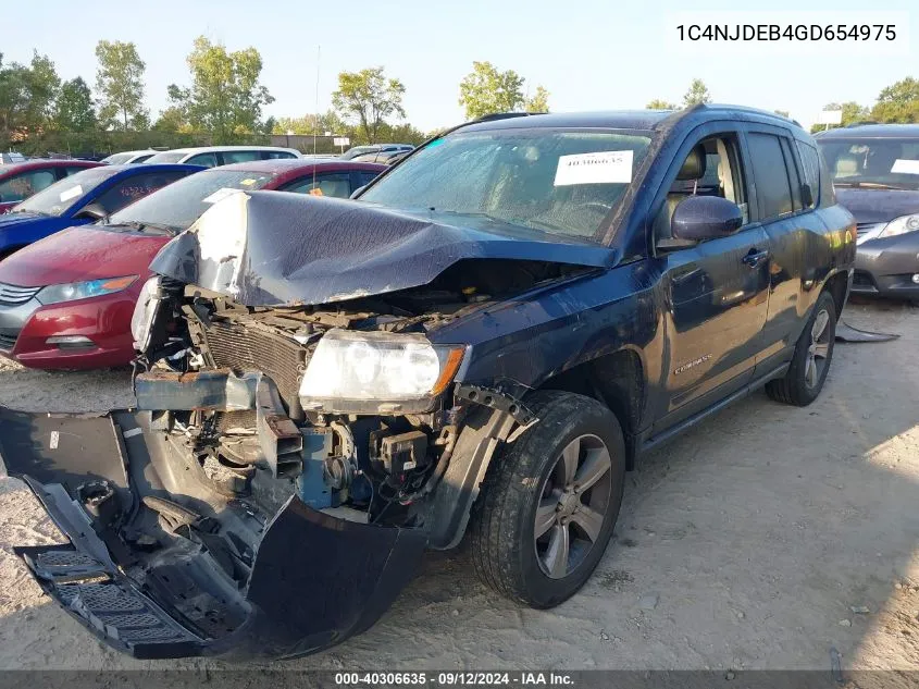 1C4NJDEB4GD654975 2016 Jeep Compass Latitude