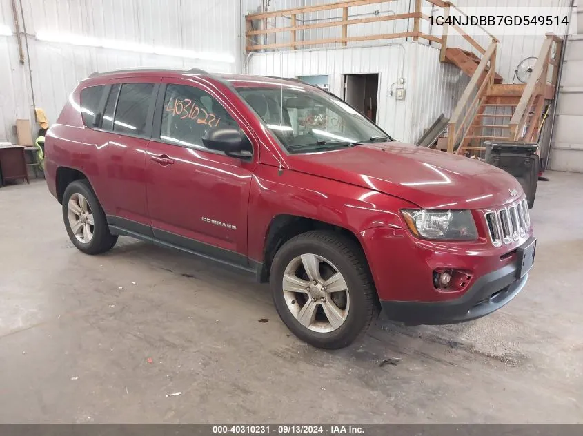 1C4NJDBB7GD549514 2016 Jeep Compass Sport