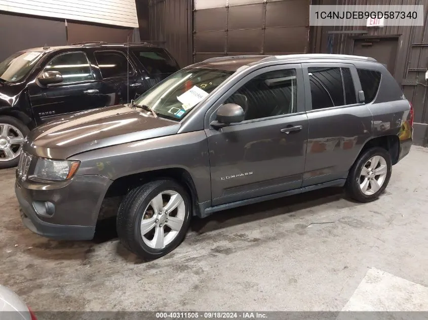 1C4NJDEB9GD587340 2016 Jeep Compass Latitude