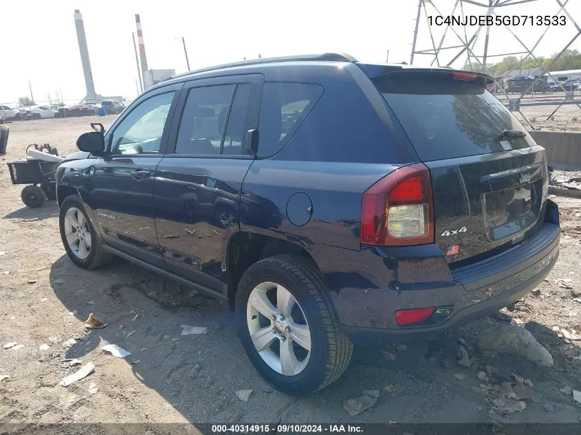 1C4NJDEB5GD713533 2016 Jeep Compass Latitude