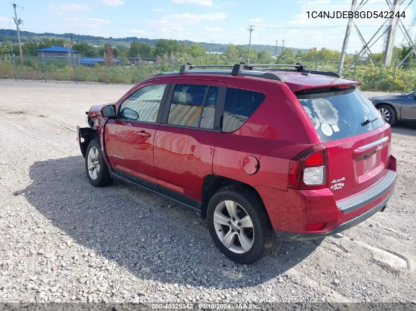 1C4NJDEB8GD542244 2016 Jeep Compass Latitude