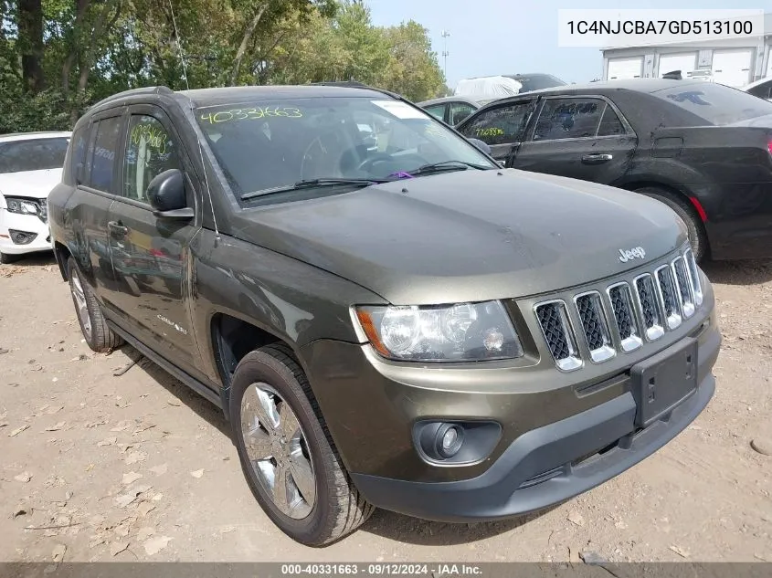 1C4NJCBA7GD513100 2016 Jeep Compass Sport