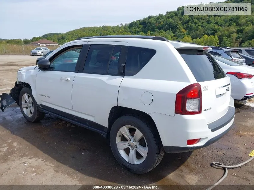 1C4NJDBBXGD781069 2016 Jeep Compass Sport