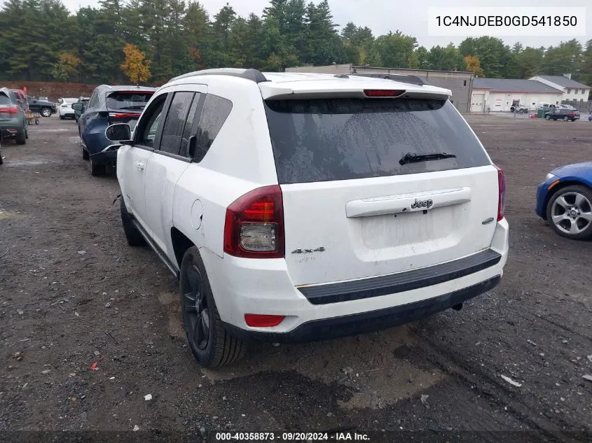 1C4NJDEB0GD541850 2016 Jeep Compass Latitude