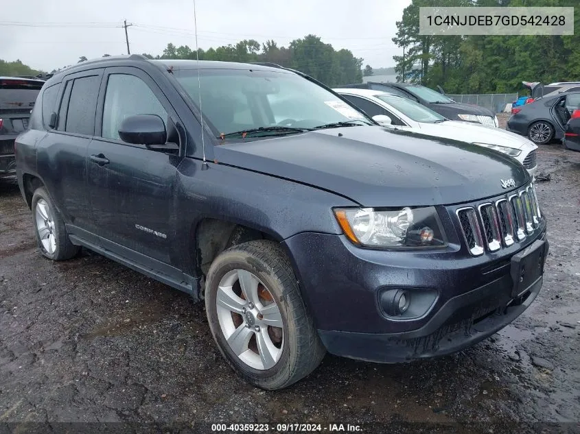 1C4NJDEB7GD542428 2016 Jeep Compass Latitude