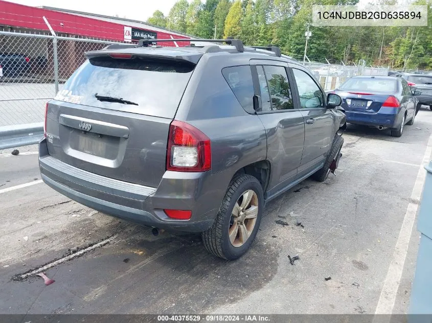 1C4NJDBB2GD635894 2016 Jeep Compass Sport