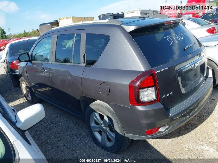 1C4NJDBB0GD511414 2016 Jeep Compass Sport