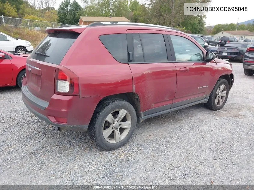 1C4NJDBBXGD695048 2016 Jeep Compass Sport