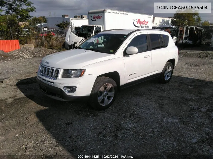 1C4NJCEA5GD636504 2016 Jeep Compass Latitude