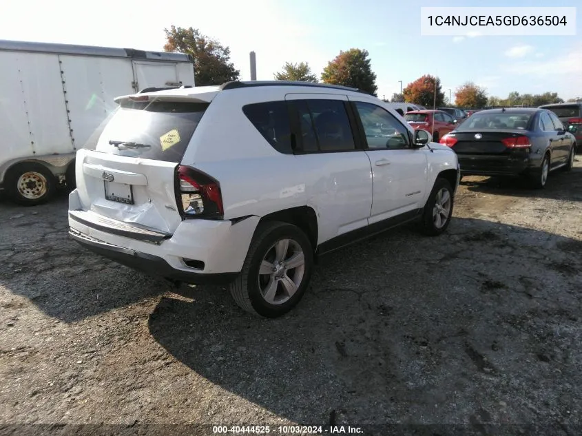 1C4NJCEA5GD636504 2016 Jeep Compass Latitude